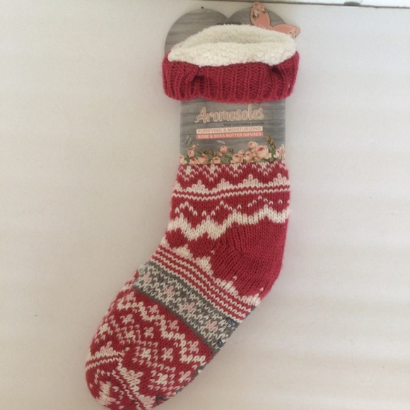 MINX NY SHEA BUTTER INFUSED LOUNGE SLIPPER SOCKS NWT - Picture 2 of 10
